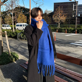 Basic Tassel Scarf