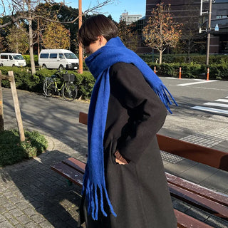 Basic Tassel Scarf