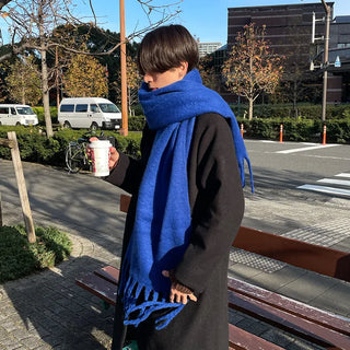 Basic Tassel Scarf