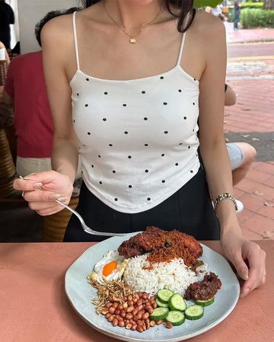 Polka dot camisole
