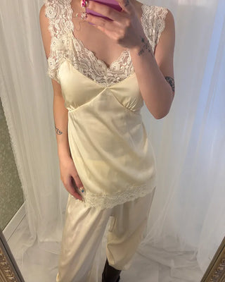Lace Tank & Pants Lingerie Set