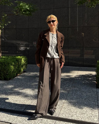 Basic camisole cardigan set