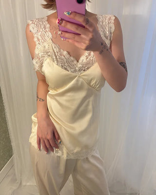 Lace Tank & Pants Lingerie Set
