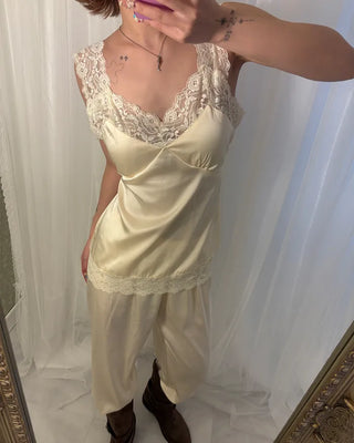Lace Tank & Pants Lingerie Set