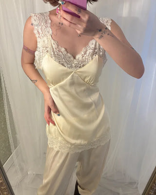 Lace Tank & Pants Lingerie Set