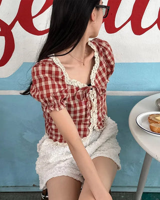 Shirred shorts