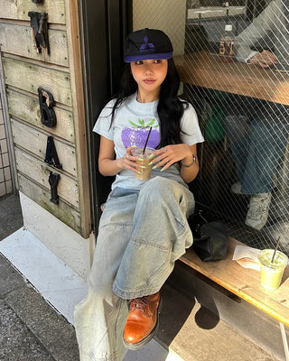 [1st Re-release] (ORIGINAL) Strawberry Lettering Slim T-Shirt