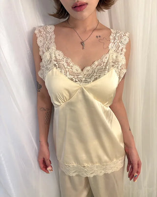 Lace Tank & Pants Lingerie Set