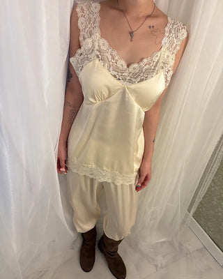 Lace Tank & Pants Lingerie Set