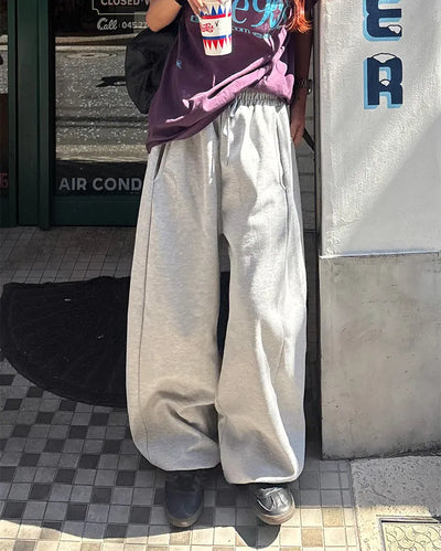 (Unisex) Center Seam Sweat Balloon Pants