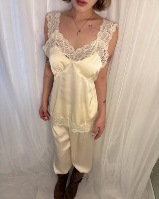 Lace Tank & Pants Lingerie Set