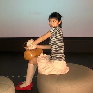 Nylon pumpkin skirt