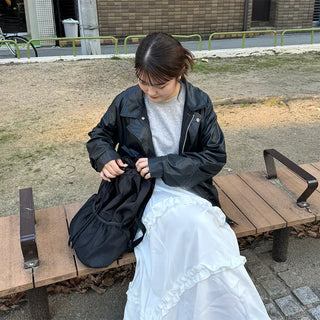 Oversized bomber jacket