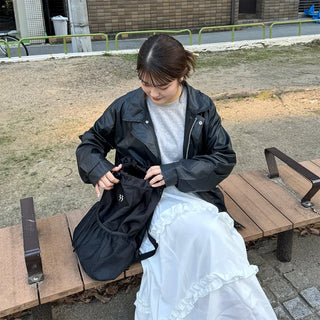 Oversized bomber jacket