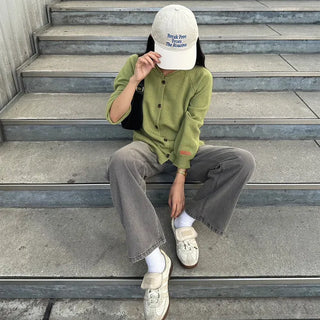 Lettering Stitch Cap