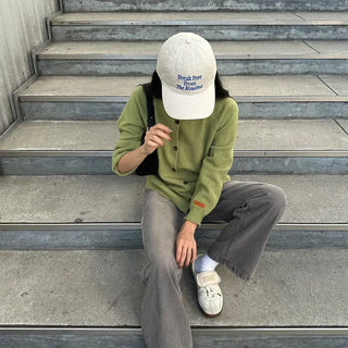 Lettering Stitch Cap