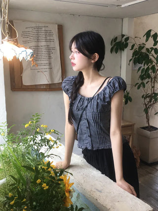 Tiered long skirt