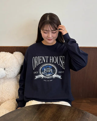 Logo print sweatshirt