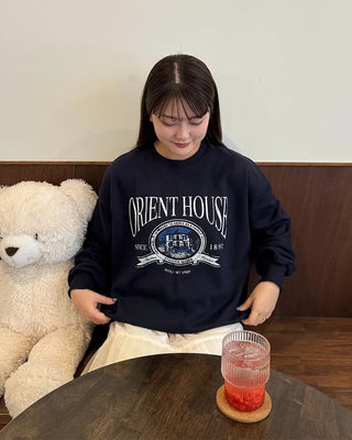 Logo print sweatshirt