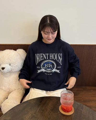 Logo print sweatshirt