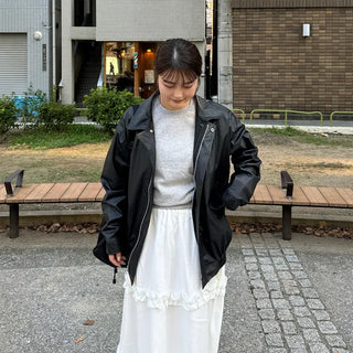 Oversized bomber jacket