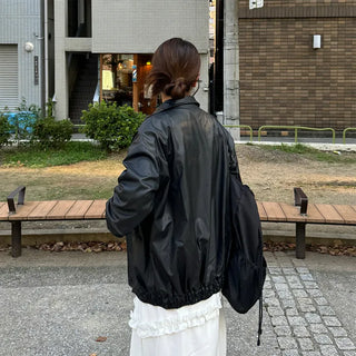 Oversized bomber jacket