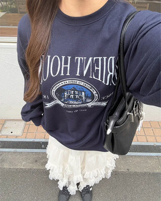 Logo print sweatshirt