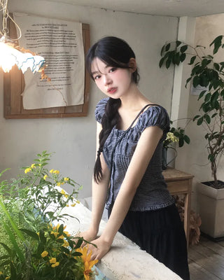 Tiered long skirt
