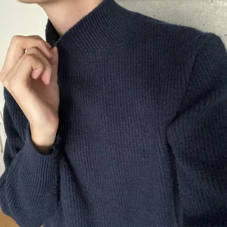 Basic Half-Neck Knit