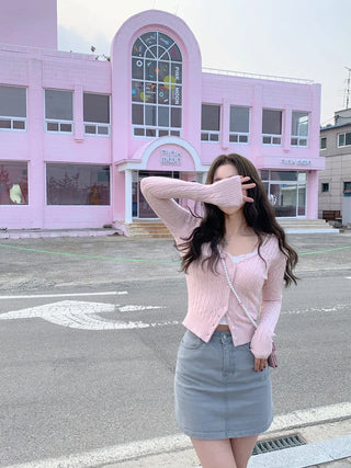 -3kg Slim Twist Cardigan (12 colors)