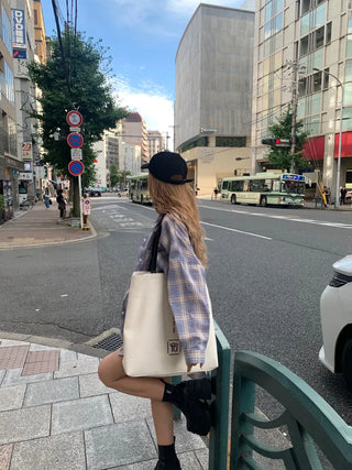 Oversized check shirt