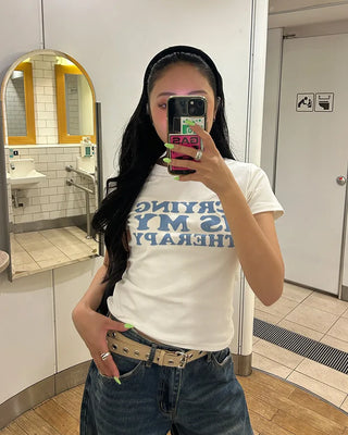 Bus lettering mini T-shirt