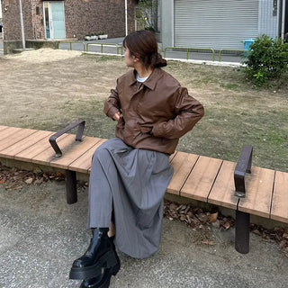 Oversized bomber jacket