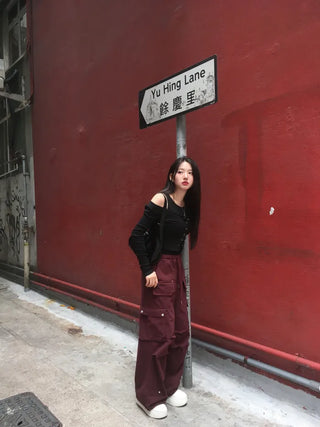 Half-belt leather shoulder bag