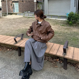 Oversized bomber jacket