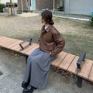 Oversized bomber jacket