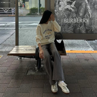CREW Lettering Stitch Knit
