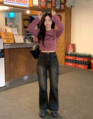 Pocket Tassel Denim Wide Pants (2 colors)