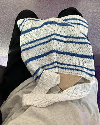 Border knit eco bag