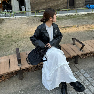 Oversized bomber jacket