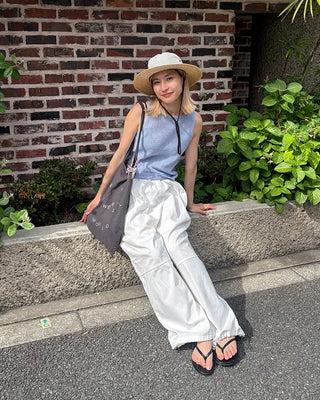 (Unisex) Cotton Parachute Pants