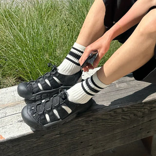 Two-tone socks