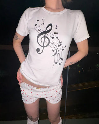 [3rd Re-release] (ORIGINAL) Musical Slim Fit T-Shirt