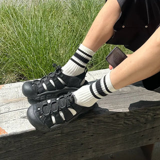 Two-tone socks