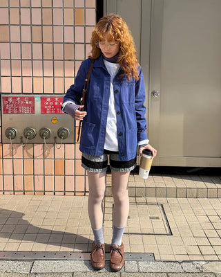 Striped Cable Shorts