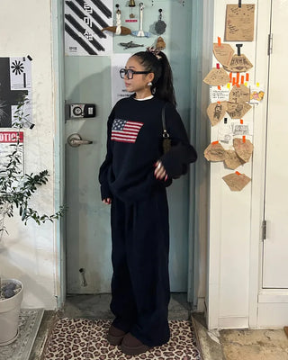 (Unisex) Vintage American Knit Sweater