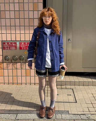 Flap pocket cotton jacket