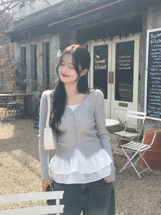 Ribbon shoulder bag