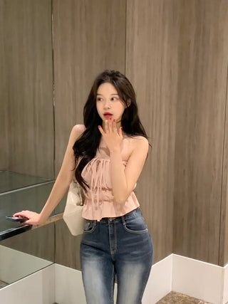 [2-Way] Strap Top Blouse (4 colors)
