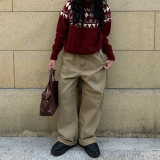 Quilted sheepskin boots
